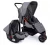 Carrinho + Bebê conforto Travel System Toffy Cinza Mescla Cosco