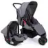 Carrinho + Bebê conforto Travel System Toffy Bege Cosco