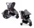 Carrinho + Bebê Conforto – Travel System Toffy Cinza Mescla Cosco