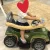 Carrinho com Chassis Jip Jip Militar, Maral, Multicor
