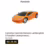 Carrinho Controle Remoto Lamborghini 3 Funções Laranja-escuro Lamborghini