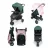 CARRINHO DE BEBÊ 3 RODAS CONFORT ATÉ 15KG BIBI JOY, VERDE ou ROSA
