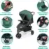 CARRINHO DE BEBÊ 3 RODAS CONFORT ATÉ 15KG BIBI JOY (ROSA)