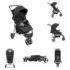 Carrinho Travel System Jetty Duo Rosa Mescla Cosco