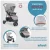 Carrinho De Bebê Breeze Cinza 3 Rodas – Infanti
