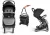 Carrinho de Bebe Compacto 0-15 Kg Oppa Preto Litet – BB464
