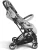 😍 Carrinho de Bebê Compacto Oppa Cinza Litet – BB464