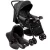 Carrinho de Bebê Cosco Travel System CAX00430 Reverse – Preto Rajado