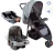 Carrinho de Bebê Cosco Travel System Jetty Trio – Cinza Mescla
