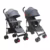 Carrinho De Bebê Guarda Chuva Modo Berço Link Maxi Baby