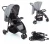 Carrinho De Bebê Jetty Cosco Kids cinza