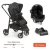 Carrinho de Bebê Olympus Moisés Passeio 3 em 1 Travel System Galzerano