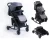 Carrinho De Bebê Passeio 2 em 1 – Vira Balanço Maximo Preto Maxi Baby