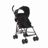 Carrinho de Bebê Passeio Guarda Chuva Movee Maxi Baby, Preto
