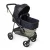 Carrinho De Bebê Passeio Napoli Moisés Travel System Preto Cobre Galzerano