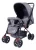 Carrinho de Bebê Passeio Tipo Berço Bambinelli Fox Cor Preto