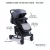 Carrinho De Bebê Passeio Vira Balanço Maximo Preto Maxi Baby