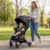Carrinho de Bebê Passeio Vira Berço NIVI Maxi Baby (Preto)