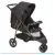 Carrinho De Bebê Reclinável Berço 3 Rodas de 0 a 15kg, Cross Trail, Preto e Cobre – Galzerano
