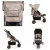 Carrinho De Bebê Toffy Bege – Cosco Kids