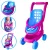 🛍️Carrinho de Boneca vira Bebê Conforto 2 em 1 Brinquedo Menina Rosa Faz de Conta