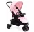 Carrinho De Passeio Para Bebê Delta Até 15kgs Rosa Voyage