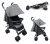 Carrinho De Passeio Voyage Park Até 15kgs Cinza