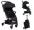 Carrinho de passeio Yupi Preto Voyage