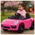 Carrinho Elétrico Infantil Conversível Rosa Brinquedo Menina Controle Remoto Direção 2 em 1