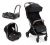 ✨Carrinho Eva³ Com Bebê Conforto E Base Maxi Cosi