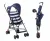 Carrinho Guarda-Chuva Malibu 15kgs Azul Marinho Multikids Baby