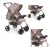 Carrinho Milano Rev. II Cappuccino Rosa Galzerano 1016CPR