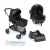 Carrinho Napoli + Bebê Conforto + Base Galzerano
