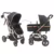 🛍️Carrinho Passeio Bebê Moisés Reversível Elysian Maxi Baby (Preto)