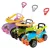 Carrinho passeio jip jip maral guidão direcional militar multicolor rosa Quadriciclo Infantil Haste