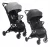 Carrinho Passeio Vira Berço Compass Maxi Baby (Cinza ou Preto)