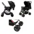 Extensao Eletrica Tripolar 3Mts 3 Entradas Preta, Force Line, 0180200253