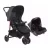 Carrinho Travel System + Bebê Conforto Delta Duo Pro Preto – Voyage