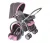 Carrinho Travel System Reverse + Bebê Conforto Cosco Rosa