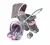 Carrinho Travel System Reverse + Bebê Conforto Cosco Rosa