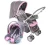 Carrinho Travel System Reverse + Bebê Conforto Cosco Rosa