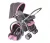 Carrinho Travel System Reverse + Bebê Conforto Cosco Rosa