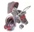 Carrinho Travel System Reverse + Bebê Conforto Cosco Vermelho