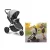 Carrinho Três Rodas Jogger Sway Cinza E Preto Litet BB373