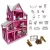Casa Casinha de Boneca + Kit 19 Moveis acompanha Parquinhos Brinquedos Infantil em Mdf