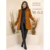 Casaco Sobretudo Feminino Lã Batida Inverno Longo Elegante Luxo Blusa de Frio inverno Envio Imediato