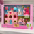 Casinha Boneca Coelho Mini Castelo Móveis Hopjoy Maxi Toys
