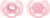 Chupeta Comfort Tam 2 – Kit Ursinho/Estrela Rosa – Buba