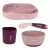 Clingo Kit de Alimentação 4 em 1, Rosa