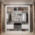 Closet Casal 4 Gavetas 100% MDF Amoudi Móveis Cor Branco